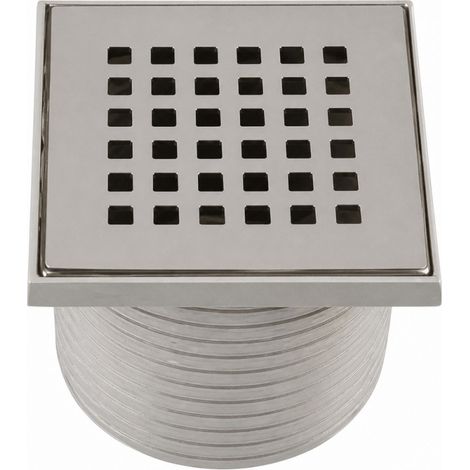 Quadratisches Gitter 107x107mm + Halterung für Isotanche