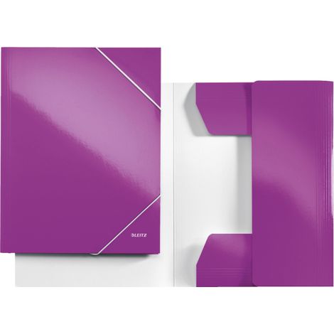 CARPETA SOLAP.LEITZ WOW CART. A4 VIOLETA - Pack de 10 unidades (1/4)