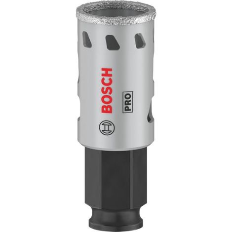 Bosch 1 sierra perforadora Pro Tile Power Change Plus (para azulejos duros, azulejos blandos, 25 mm de diámetro, accesorio profesional)