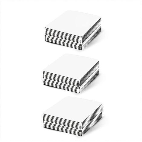 Aimants de sublimation, lot de 40 aimants rectangulaires de 7,5 cm x 5,5 cm pour réfrigérateur, idéal pour la maison, la cuisine et les loisirs créatifs. (1/5)