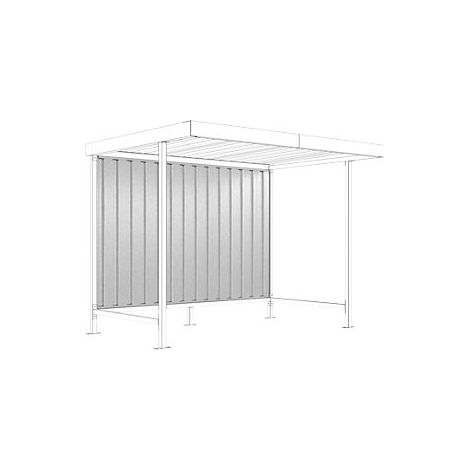 WSM Parete posteriore per tettoia per materiali a Lipsia per