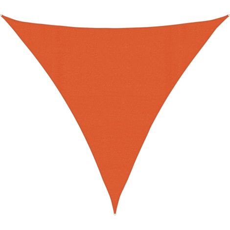 Maison Exclusive - Sonnensegel 160 g/m² Orange 4x4x4 m HDPE (1/5)
