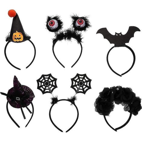 6-teiliges Halloween-Haarschmuck-Set für Halloween-Dekorationen (1/3)