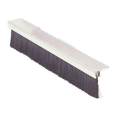Brosse en bande RS PRO en Aluminium, Nylon noir, 45mm x 7,9 mm x 7.6mm ( Prix pour 1 )