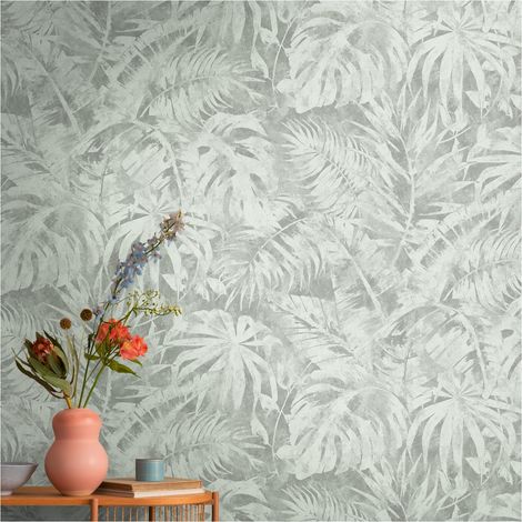 A.S. Creation Fototapete 8.80 x 0.53 m Livingwalls Dschungel Tapete Grün 791456 Palmen CosmoLiving by Cosmopolitan (1/3)
