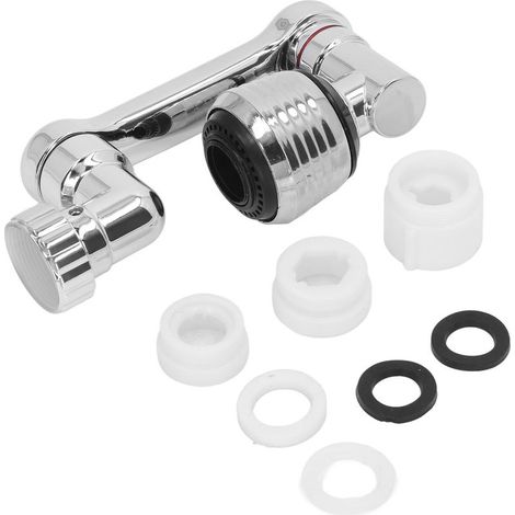 Extensión de grifo giratoria universal plegable de 1080 grados para fregadero, aireador de grifo para cocina y balcón. (1/5)