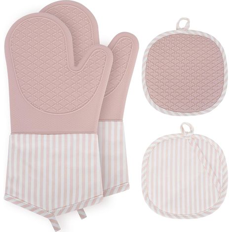 Gant Four Silicone, Gant Cuisine Four Silicone 230°C Résistants, Gant Four Anti Chaleur AntidéRapants pour Cuisine Cuire Et Griller (1/5)
