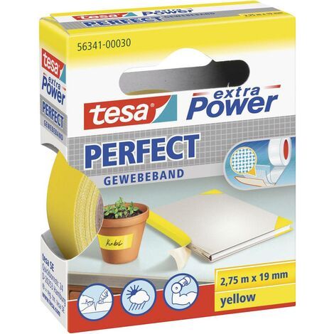 Ruban adhésif tesa extra power tissu caoutchouc 2,75 m 19 mm (1/2)