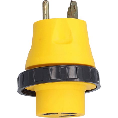Adaptateur prise RV 30A TT-30P vers L5-30R, fil interne en cuivre, fiable, résistant aux intempéries et à la corrosion, pour camping-car (1/5)