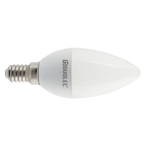 Bombilla Led vela DUOLEC E14 luz cálida 7w -