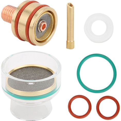 Kit de soudage TIG TFM53NCN avec torche TIG, verre de protection, pince de serrage pour WP9 WP20, 2,4 mm (1/5)