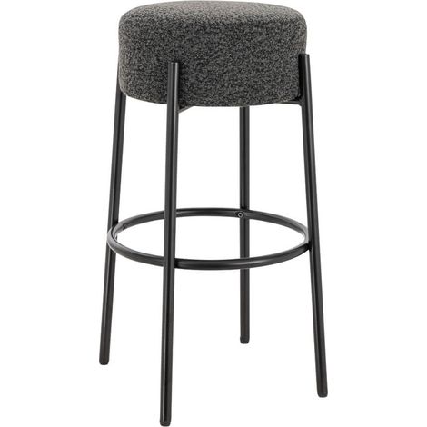 Home Deluxe Sgabello OLIN - set di 1 antracite