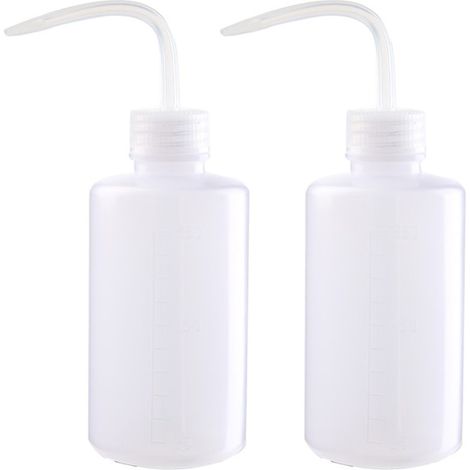 Set de 2 bouteilles pulvérisatrices 500 ml transparentes, pour arrosage des plantes, brumisateur de jardin (1/5)