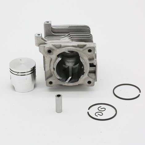 Kit de piston cylindrique, pièces métalliques de 34 mm, compatible avec FS38 FS45 FS55 débroussailleuse taille-haie moteur souffleur (1/4)