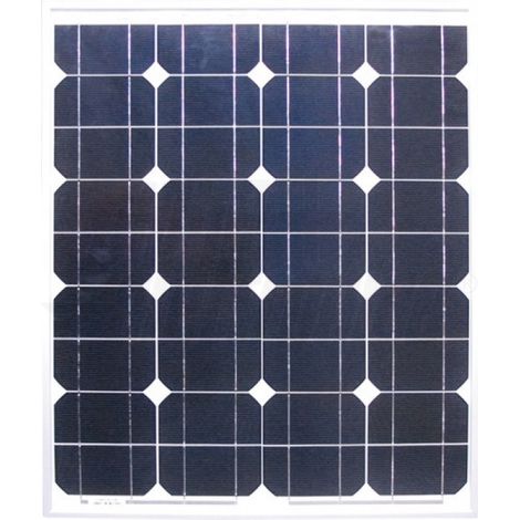 Alpha elettronica pannello solare monocristallino 50w 22,1 v  mm045-12/1 mm050-12/1