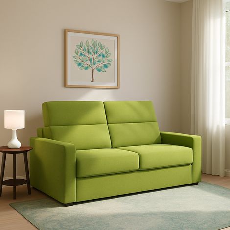 Sofá Cama 2 Plazas None, Desenfundable, Almacenaje Hecho en Italia, Apertura Abatible, 180x95 cm Verde (1/5)
