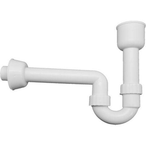 SIFONE AD ALLACCIO PER SCARICO ORINATOIO IN PP BIANCO Diam. 40/50