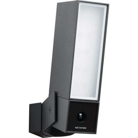 Netatmo – Caméra de surveillance extérieure Full HD 1080p avec projecteur LED 12W – Vision nocturne 15m – Résistante IPX6 – NOCPRO