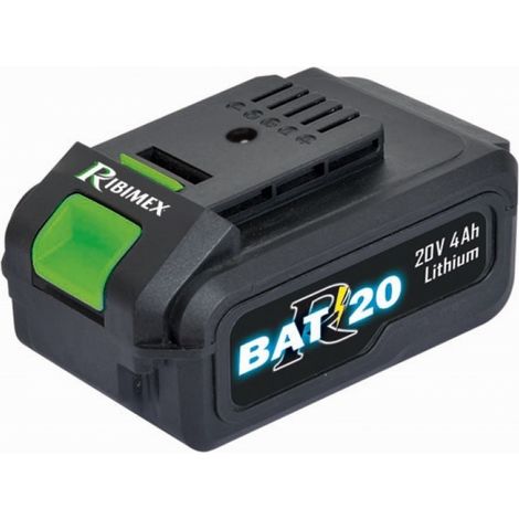 batteria al litio per utensili ribimex 20v 4 ah