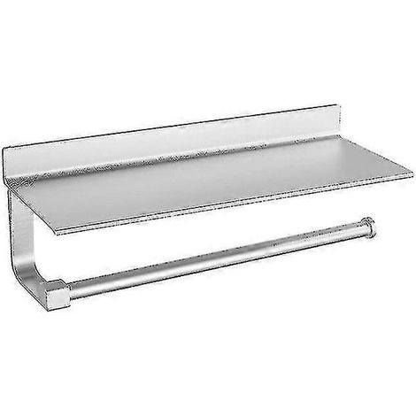 Porte-essuie-tout mural robuste de 30 cm (12 pouces) en acier inoxydable 304, à fixer sous un meuble. (1/5)