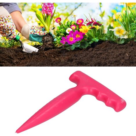 Outil portable en plastique pour la transplantation et la plantation de semis - Rose (1/5)