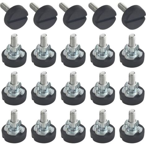 M6 20 mm meubles réglable réglable Pied de nivellement meubles Table Chaise Pieds T-nuts pour meubles (1/4)