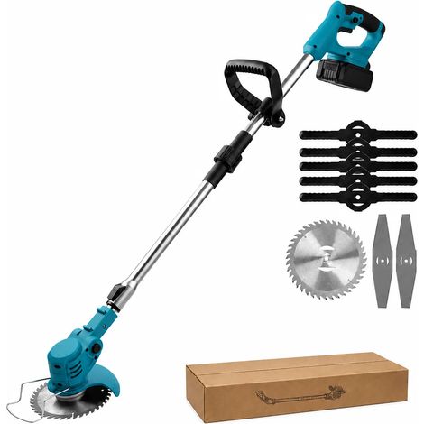 Débroussailleuse Sans Fil 1800W, 2 Batteries, 3 Types de Lames (1/5)