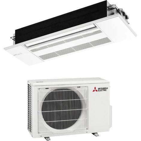 Aire acondicionado Mitsubishi Electric Inverter Cassette 1 vía 9000 Btu MLZ-KP25VG R-32 Wi-Fi opcional con rejilla y mando a distancia incluidos