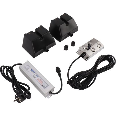 Machine à brouillard à ultrasons à 4 têtes 150 W CC 48 V 3,4 A IP67, brumisateur sensible pour serres, bassins et festivals (1/5)