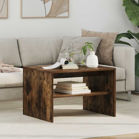 Couchtisch Geräucherte Eiche 60 x 50 x 40 cm Holzwerkstoff