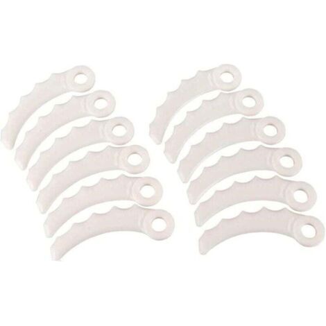 12/24/60 Pack Plastic Blades for 198426-9 Lawn Mower, Plastic Replacement Blades (1/5)