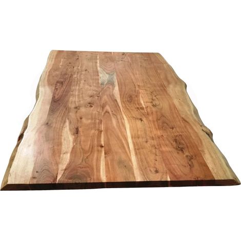 Plateau de Table Unique et Naturel pour Bureau ou Salle à Manger 200 x 100 cm Épaisseur 56 mm - PANGIVO (1/5)
