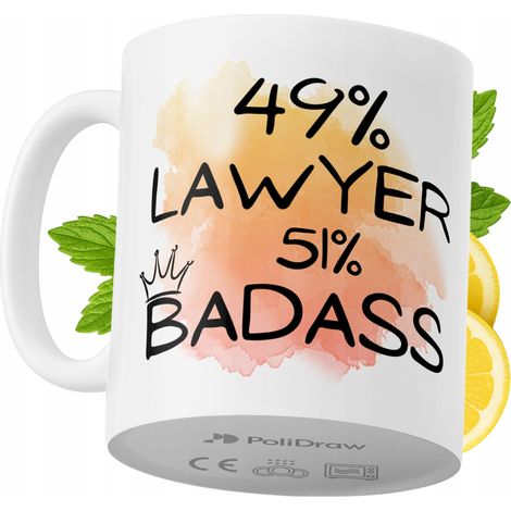 Lustiger Anwaltsbecher mit witzigem Textdesign – ideal für Geburtstage, Namenstage und Feiertage. Hochwertiger Becher für besondere Anlässe im Büro oder Homeoffice. Farbe: Weiß, 330 ml.