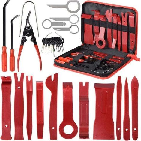 30-Piece Trim Removal and Installation Tools for Interior Trim, Door Panels, Car Radios, and Car Trim Kits with a Bag (1/5)