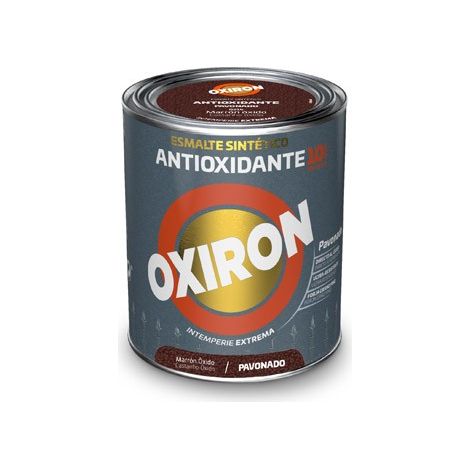 Esmalte antioxidante oxiron pavonado 750 ml marron oxido