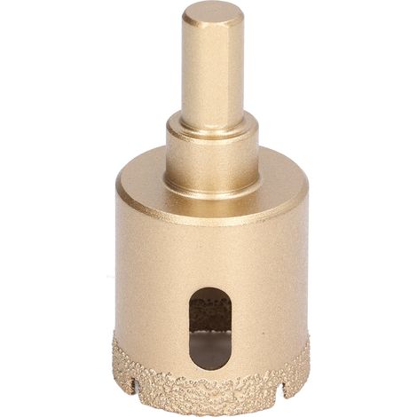 Foret diamanté brasé pour carottage, scie cloche, fraise creuse pour verre, carrelage, granit, marbre, porcelaine, 32 mm