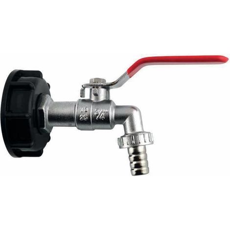 Conexión S60x6 con válvula para tanque IBC