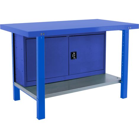 Simonrack Banco da lavoro classico blu robusto 830x1500x730 mm