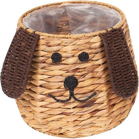 Handgewebter Aufbewahrungskorb aus Holz, Organizer für Kleinkram, Dekoration für Haus und Garten, Aufbewahrungsmaterial.