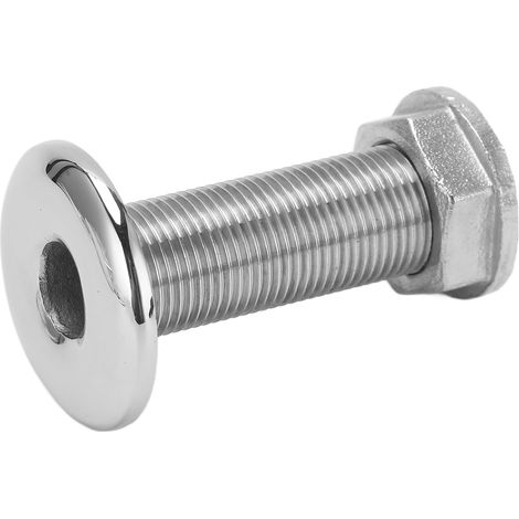 Joint traversant de coque marine, sortie de vidange universelle en acier inoxydable 316 de 3/8 pouce (1/5)