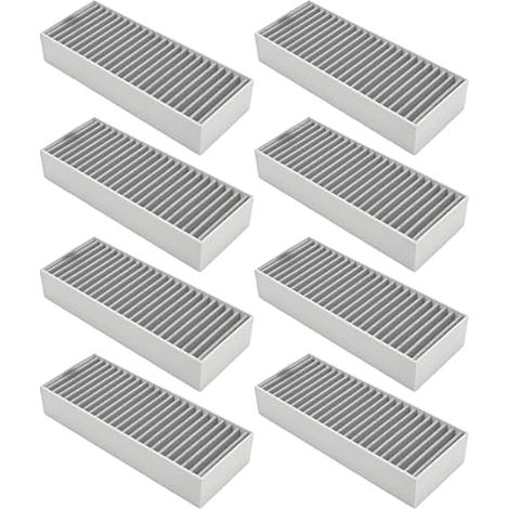 Lot de 8 filtres à charbon actif pour hotte aspirante Bosch HEZ9VRUD0 17004811, remplacement pour Siemens HZ9VRCR0 17004796 (1/5)