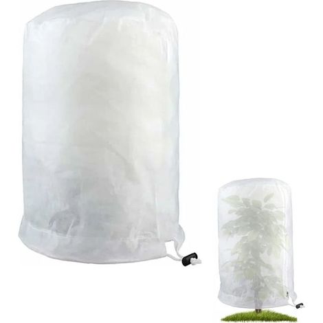 Housse d'hivernage pour plantes – Tissu non tissé respirant – Protection contre le gel – 140 x 200 cm pour pots et végétaux (1/5)
