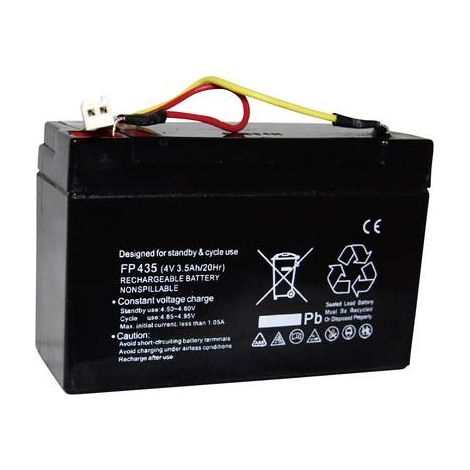 Beltrona Batterie pour lampe de poche remplace la batterie d'origine HB90A 4 V 3400 mAh (1/2)