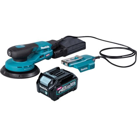Makita BO 004 CGD1 Levigatrice eccentrica a batteria 40 V max. 150 mm 3,0 mm corsa Brushless + 1x batteria 2,5 Ah - senza caricabatteria