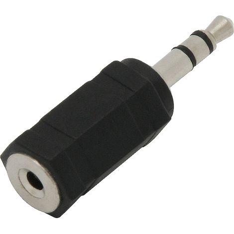Adaptador de conector jack de 3,5 mm a toma de 2,5 mm estéreo