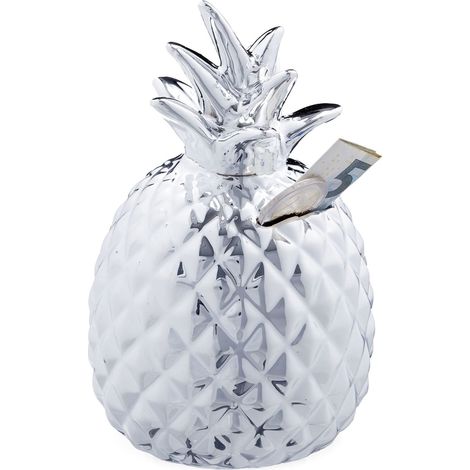 Hucha pina en plata