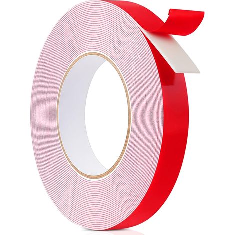 Ruban Adhésifs Double Face Universel Extra fort en Mousse, 10m x 20mm (1/5)