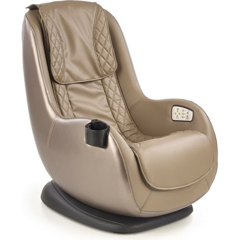 Sillón reclinable Houston 849, Beige, 94x69x94cm, Cuero ecológico