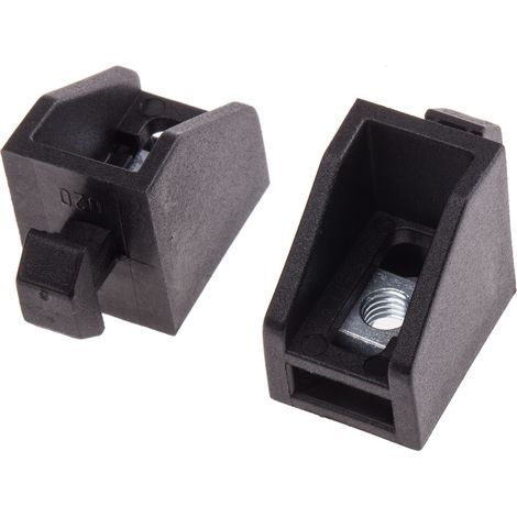 Unibloc RS PRO Type 40, Barre profilé 40 mm, Rainure 8mm ( Prix pour Sachet de 10 )