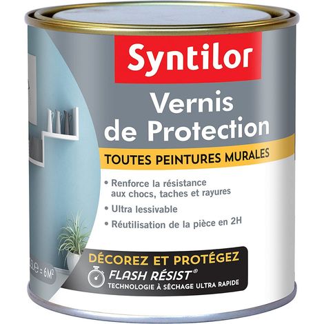 Vernis De Protection Toutes Peintures Murales Incolore Mat 0,5L (1/2)